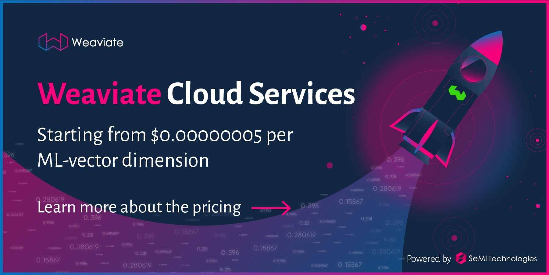 Weaviate引入了全新的向量搜索商业模型
