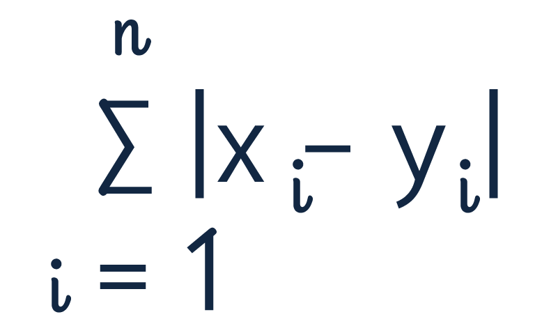 曼哈顿距离公式
